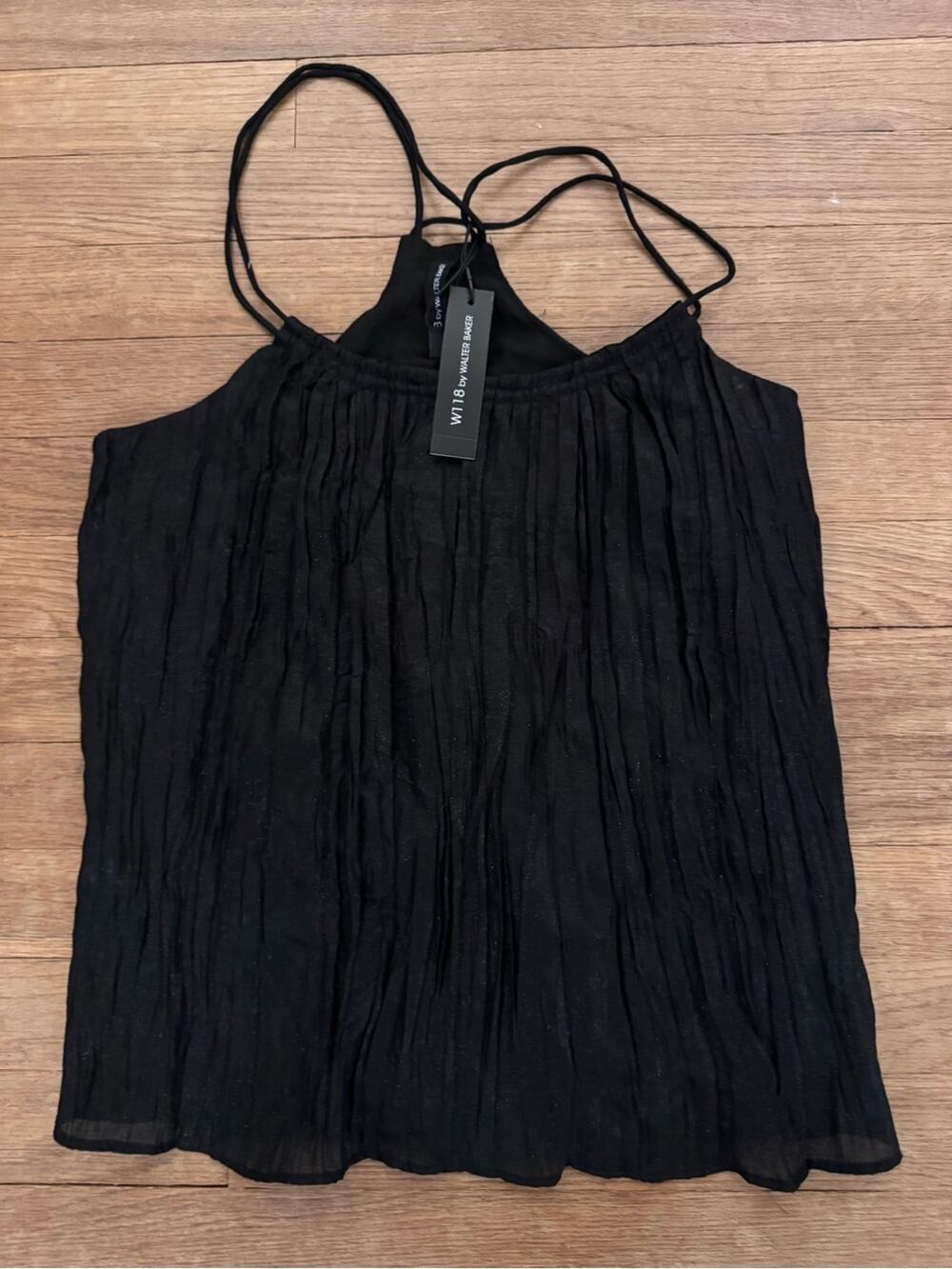 NWT W118 by Walter Baker Women's Black Tatum Cami Tank Top - Size XS
 b25